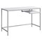 Monarch Specialties Computer Desk, Home Office, Laptop, 48"L, Work, Metal, Laminate, White, Grey, Contemporary, Modern I 7368 - alternate 1